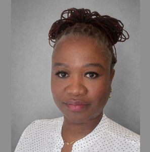 Corporate style head and shoulders portrait of Bukola Appau, HR Policy and Project Manager at the Health Services Safety Investigations Body (HSSIB).