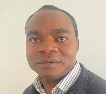 Portrait of Oseghale Osezua Igene, Safety Insights Analyst at the Health Services Safety Investigations Body (HSSIB).