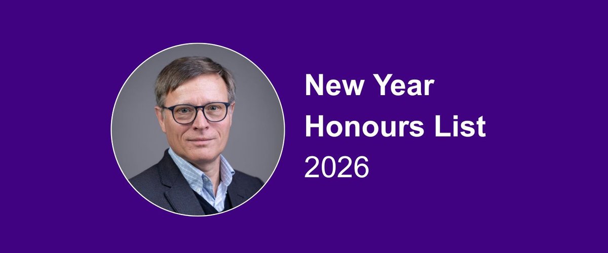 Head and shoulders photo of HSSIB Chair, Ted Baker, against a royal purple background. Text reads: New Year Honours List 2026.