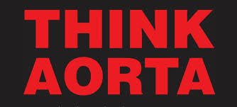 'Think Aorta' campaign logo.